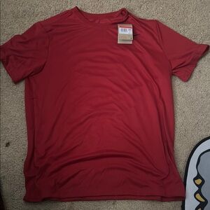 Nike Men's Short Sleeve Red Tee